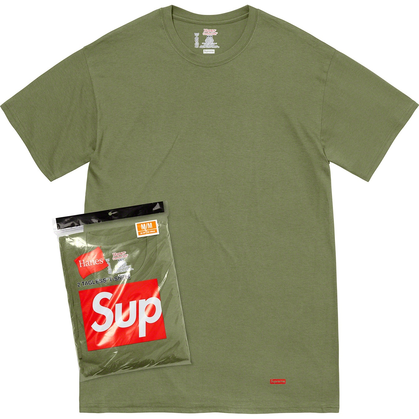 Supreme®/Hanes® Tagless Tees (2 Pack) view 2